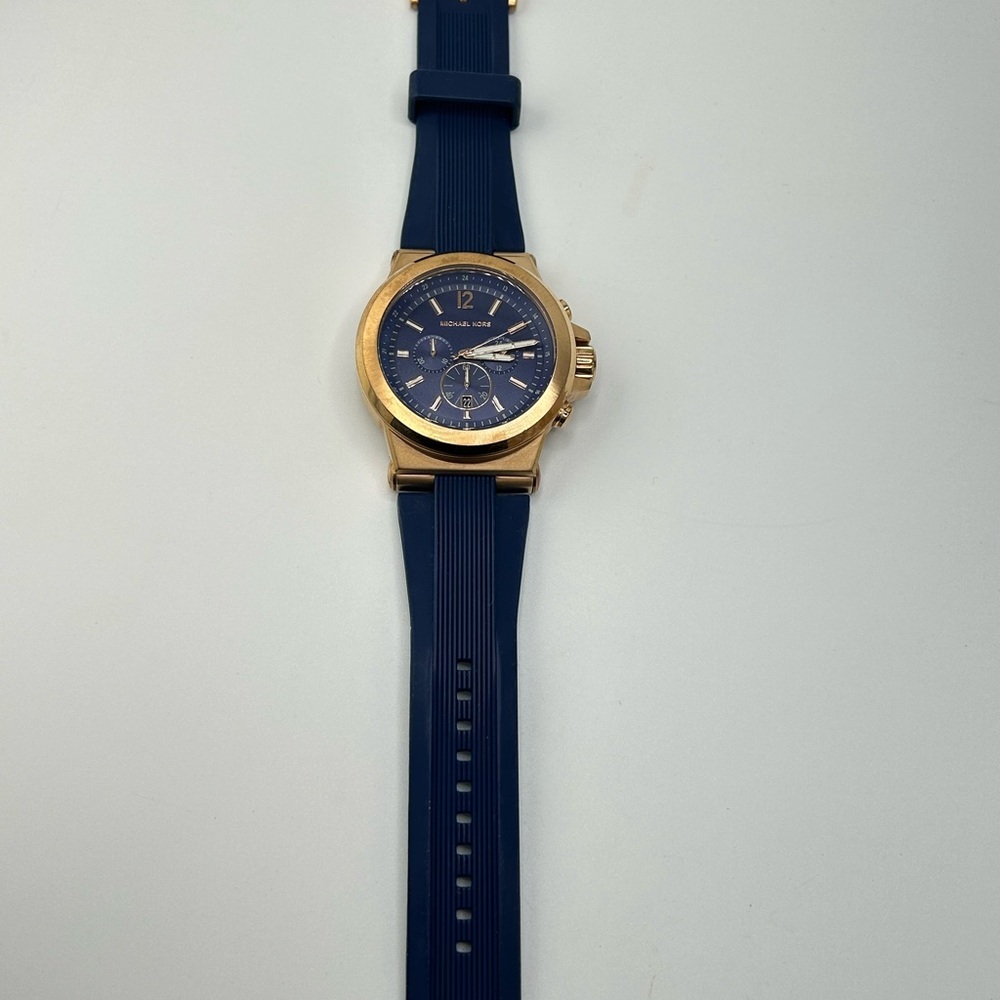Michael Kors MK8295 Men's Watch Chronograph Dylan Blue Watch 054 - Picture 3 of 6
